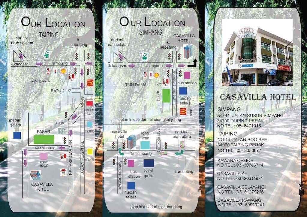 Casavilla Travellers Lodge Taiping Exteriör bild